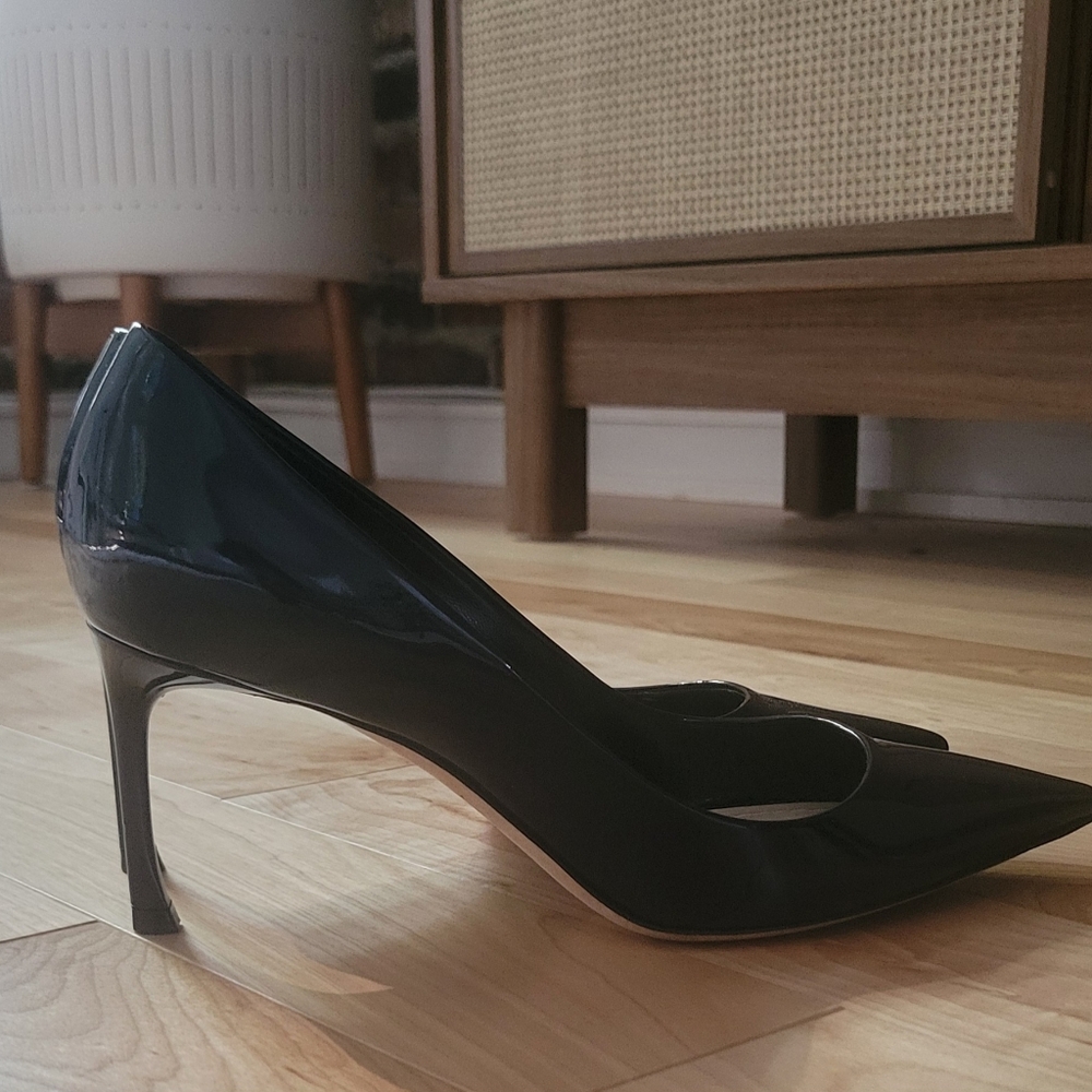 Escarpins Christian Dior- Navy Blue Patent Leather